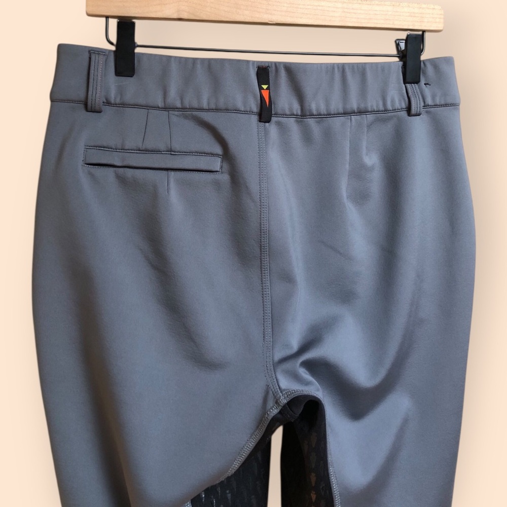 KERRITS Women’s Riding Pants Grey Black Equestrian Horses Riding Comfort Large - Picture 9 of 16